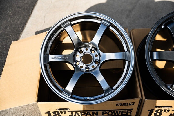 Gram Lights 57CR 17X9 +38-5x114.3 Grace Silver Wheel