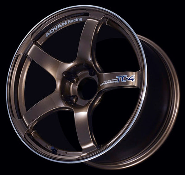 Advan Racing TC4 17x9.5 +50 5x114.3 UMBER BRONZE METALLIC & RING