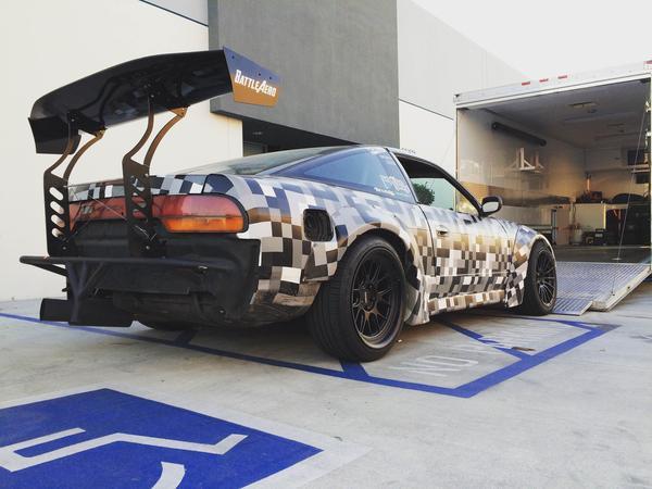 Battle Aero Nissan S13 240SX Chassis-Mount GT Wing Kit