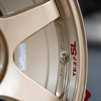 A90/A91 Supra Spec Volk Racing TE37SL 19x9.5+22/19x10.5 +35 5x112 Gold Wheels *Set of 4*