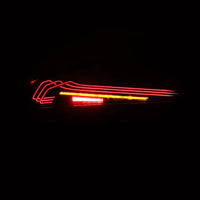 Toyota GR Supra "Black" Laser Style LED Tail Lights AlphaRex (LUXX-Series) 2020-2024