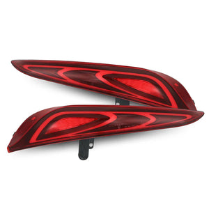 ALPHAREX Toyota GR Supra VIVID RED FT-1 Style LUXX-Series Tail Lights