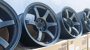 Gram Lights 57DR 18x10.5 +22 5x114.3 Gun Blue II (SET OF 4)