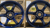 Gramlights 57DR 18x9.5 +22 5x114.3 Eternal Blue Pearl Wheels *Set of 4*