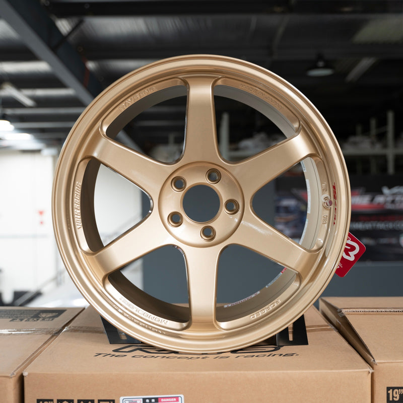 A90/A91 Supra Spec Volk Racing TE37SL 19x9.5+22/19x10.5 +35 5x112 Gold Wheels *Set of 4*