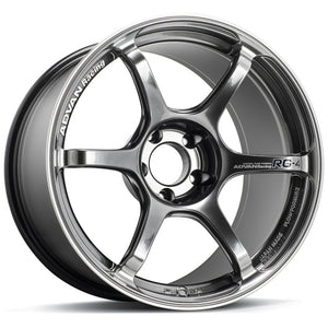 A90/A91 Supra Spec Advan Racing RG-4 18x10.5 +32 5x112 RACING HYPER BLACK & RING Wheels *Set of 4*