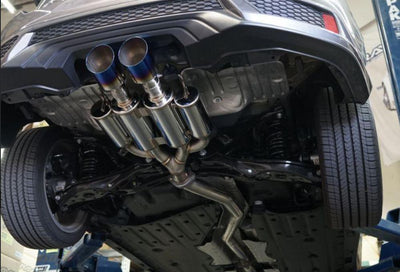 MXP COMP RS CATBACK EXHAUST for  2017+  HONDA CIVIC SI COUPE BLUE/BURNT TIP