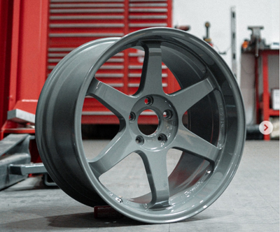 Volk Racing TE37SL 19x9.5 +21 / 19x10.5 +35 5x120 Glossy Gray Wheels for F80 M3/F82 M4/ F87 M2