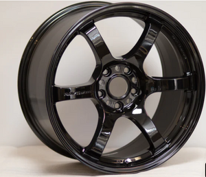 A90/A91 Supra Gramlights 57DR 19x9.5+25/19x10.5 +35 5x112 Glossy Black Wheels *Set of 4*