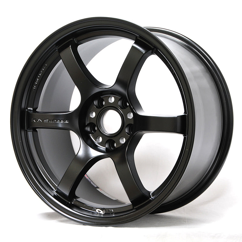 Gramlights 57DR 17x9 +38 5x100 Semi-Gloss Black Wheels *Set of 4*