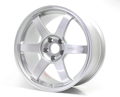 TE37 SAGA S-Plus Wheel 18x9.5+33 5x120 Diamond Silver FK8 Civic Type R Fitment