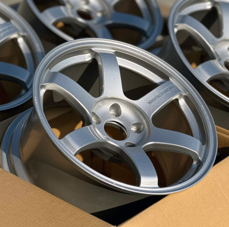 TE37 SAGA S-Plus Wheel 18x9.5+33 5x120 Diamond Silver FK8 Civic Type R