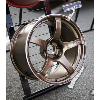 Advan Racing TC4 17x9.5 +50 5x114.3 UMBER BRONZE METALLIC & RING Wheel *Set of 4* S2000 Spec