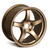 Gramlights 57CR Wheel 18x9.5 +22 5x114.3 Wheels Bronze 2 *SET OF 4*