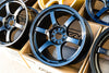 Gramlights 57DR 18x9.5 +38 5x120 Dark Blue Chrome Coating Wheels *Set of 4*