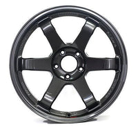 Volk Racing TE37SL 18x9.5 +22 5x114.3 Diamond Black Wheels *Set of 4*