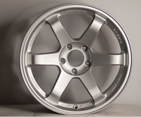 A90/A91 Supra Spec Volk Racing TE37SL 19x9.5+22/19x10.5 +35 5x112 Diamond Silver Wheels *Set of 4*