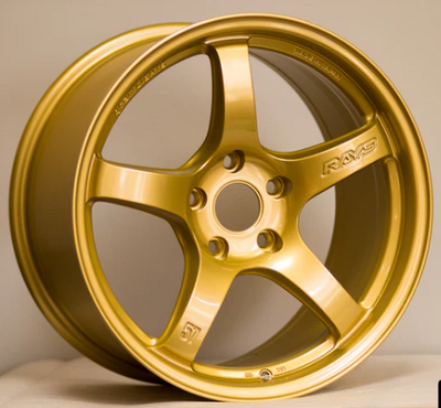 FRS/BRZ/86/GR86 Spec Rays Gramlight 57CR 18x9.5 +38 5x100 E8 Gold Wheels *SET OF 4*