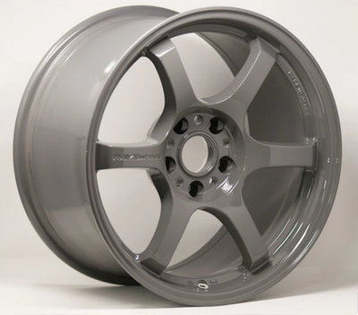 Gramlights 57DR 18x9.5 +22 5x114.3 Glossy Gray Wheels *Set of 4*