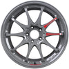Volk Racing CE28SL 18x9.5 +44 5x120 Glossy Gray Wheels *Set of 4*
