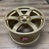 Volk Racing TE37 SAGA S-PLUS 18x9.5 +22 5x114.3 GOLD (Face 4) Wheels *Set of 4*