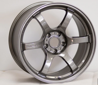 Gramlights 57DR 18x9.5 +22 5x114.3 HS Gunmetallic Wheels *Set of 4*