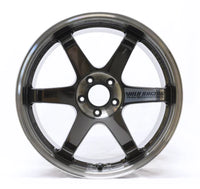 Volk Racing TE37SL 18x9.5 +22 5x114.3 Pressed Double Black Wheels *Set of 4*