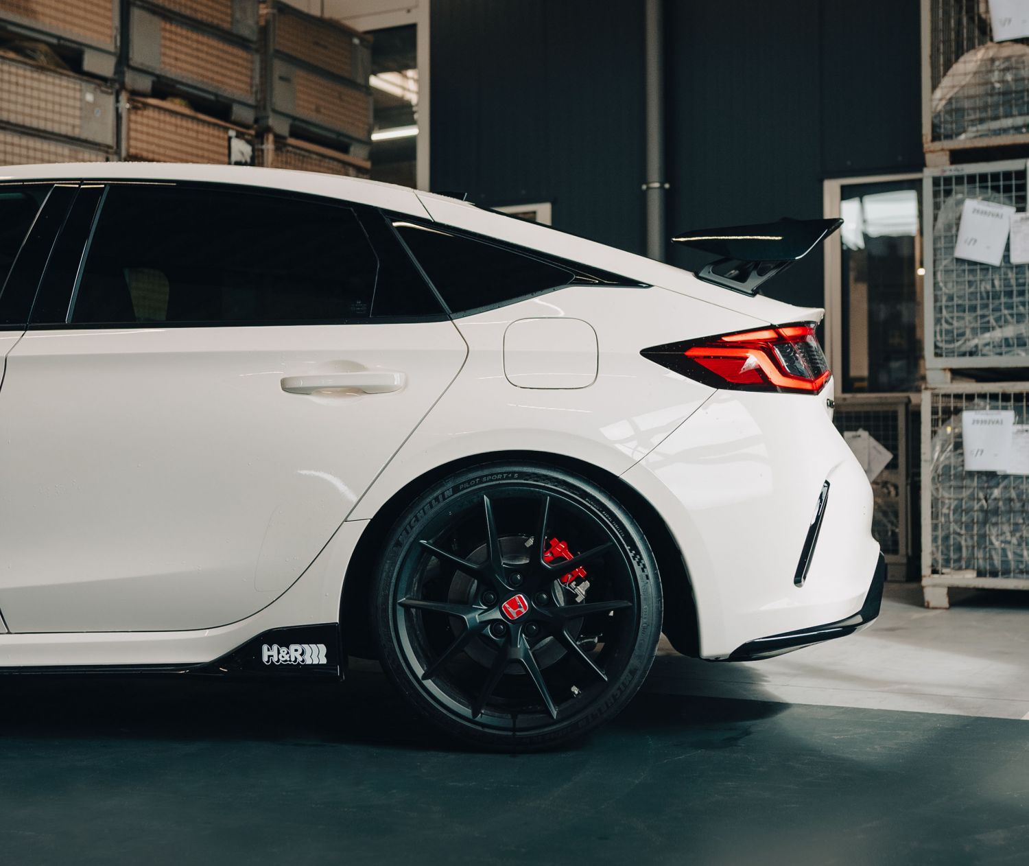 Low Spring Type R H&R SPORT LOWERING SPRINGS: HONDA CIVIC TYPE R 2023 (W/ ADAPTIVE DAMPE ...