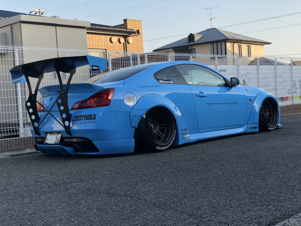 Battle Aero Infiniti G37 Coupe V4 Chassis Mount GT Wing - ModInfinite ...