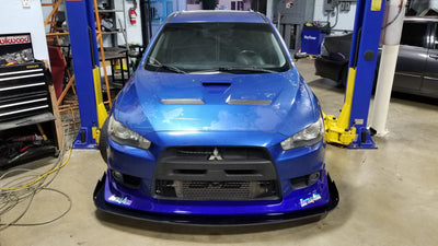 Battle Aero 2008-2015 Mitsubishi Evo X Chassis-Mount Splitter