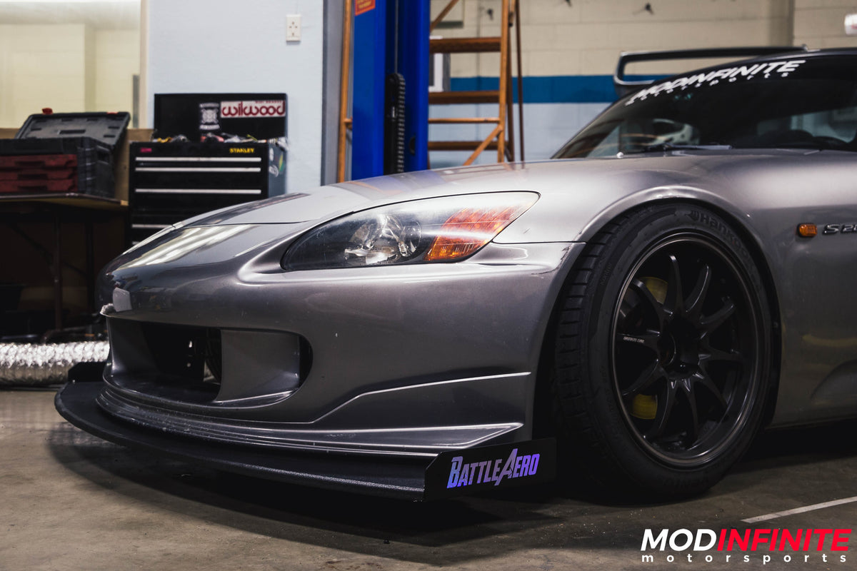 Battle Aero Honda S2000 Chassis Mount Splitter Kit 00 09 Honda S20 battle-aero-honda-s2000-chassis-mount-splitter-kit-00-09-honda-s20