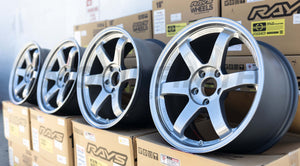 Volk Racing TE37SL 18x9.5 +38 5x120 Mercury Silver FK8 Honda Civic Type R Fitment (SET OF 4)