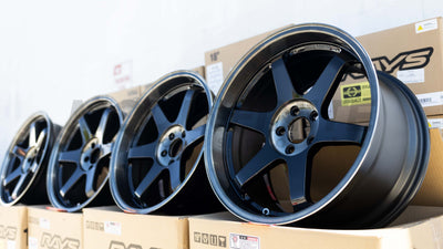 Volk Racing TE37SL 19x9.5+22 19x10.5+35 Double Pressed Black (SET OF 4)