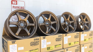 Gram Lights 57DR 18x9.5 +38 5x114.3 Matte Bronze Z1P (SET OF 4) 