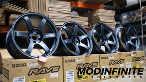 Volk Racing TE37 SAGA S-PLUS 18X10.5+30 5X112 MATTE BLUE GUNMETAL (SET OF 4)