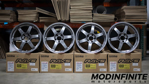 Volk Racing TE37SL FORMULA SILVER  18X9.5+40 5X114.3 (SET OF FOUR)