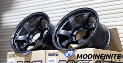 Gramlights 57DR-X 17x8.5 +0 6x139.7 Super Dark Gunmetal (SET OF 3)