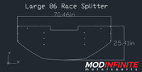 Battle Aero Toyota 86 / BRZ / FRS Chassis Mount Splitter