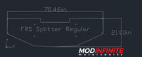 Battle Aero Toyota 86 / BRZ / FRS Chassis Mount Splitter