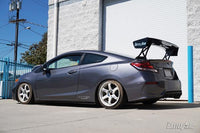 BATTLE AERO FORCE 1 GT Carbon Fiber / FRP WING (62") TRUNK MOUNT / Short STANDS