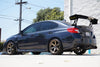 BATTLE AERO FORCE 1 GT Carbon Fiber / FRP WING (62") TRUNK MOUNT / Short STANDS