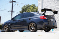 BATTLE AERO FORCE 1 GT Carbon Fiber / FRP WING (62") TRUNK MOUNT / Short STANDS