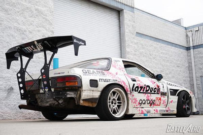 Battle Aero Mazda RX-7 (FC) V4 Chassis-Mount GT Wing