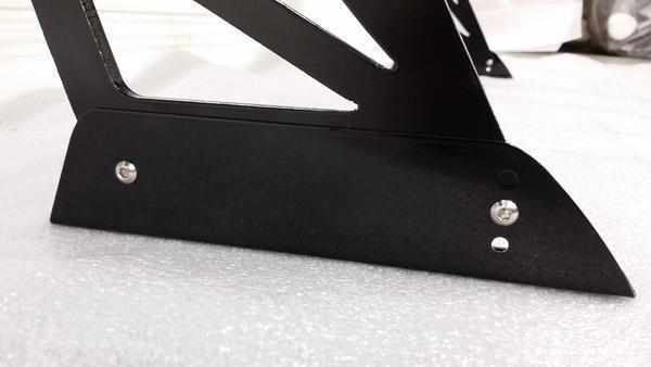 Battle Aero Force 1 GT Wing (62") Trunk Mount / Tall Stands Carbon Fiber