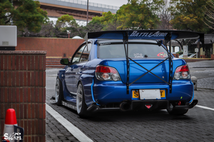 Battle Aero Subaru Impreza / WRX / STI (GD) V4 Chassis-Mount GT Wing Kit