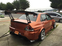 Battle Aero Force 2XL (74") Carbon Fiber GT Wing for Subaru and Mitsubishi. Improved  Aerodynamics and handling on and off the track.