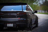 Battle Aero Force 2 (66") Carbon Fiber / FRP GT Wing Trunk Mount / Short Stands