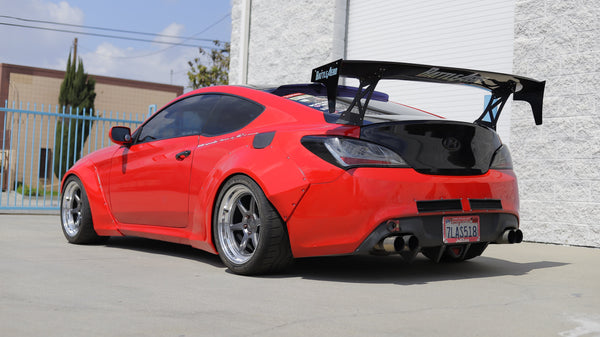 Battle Aero Hyundai Genesis Trunk Mount GT Wing - ModInfinite Motorsports