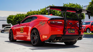 Battle Aero V4 Chassis Mount GT Wing Kit 16+ Chevrolet Camaro (Gen 6)