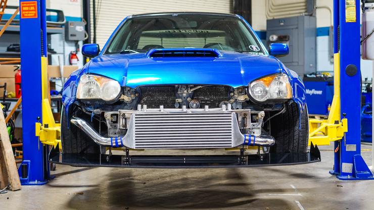 Battle Aero 2002-2005 Subaru WRX/STI GD Chassis-Mount Splitter Kit
